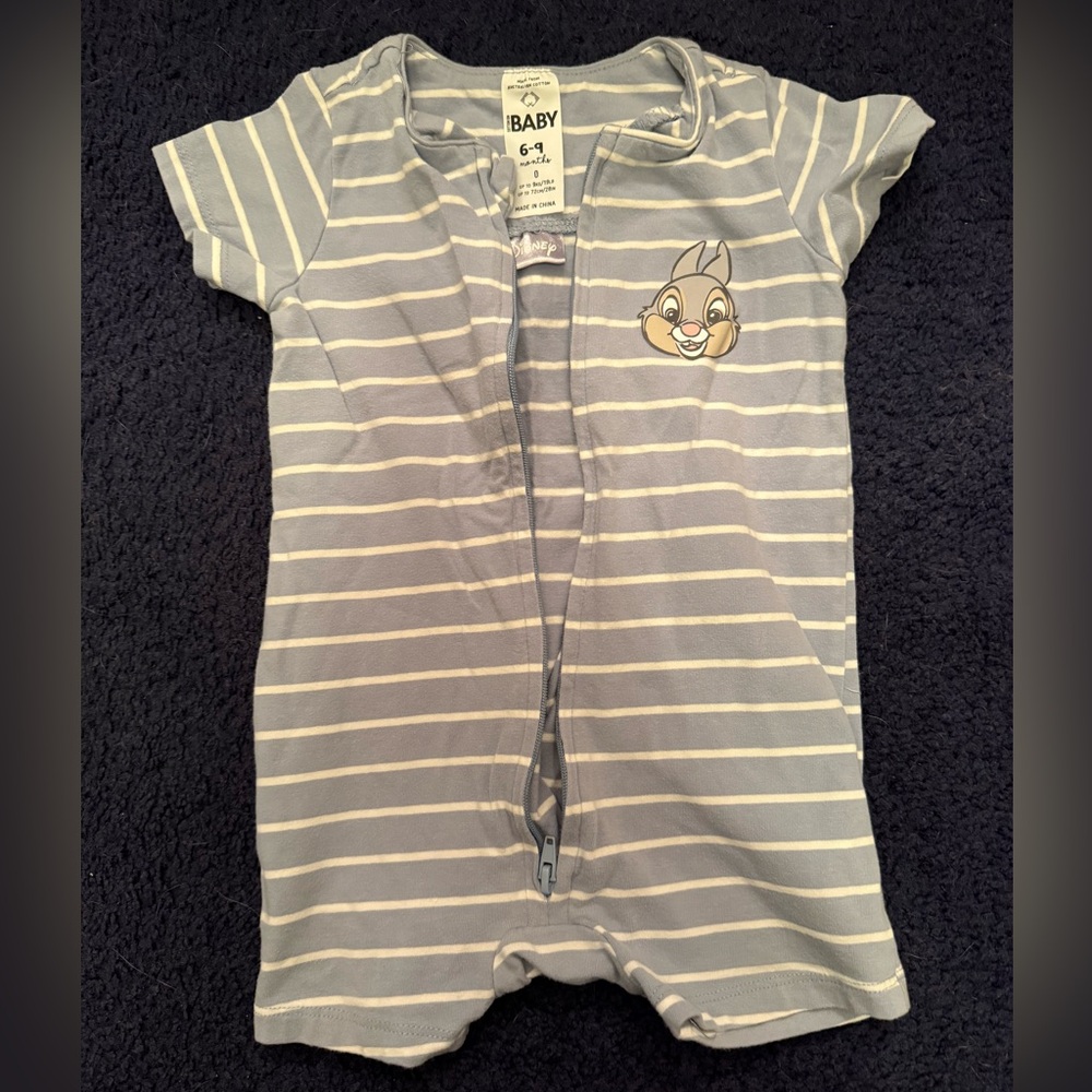 Baby Thumper Pajama Romper with Zipper